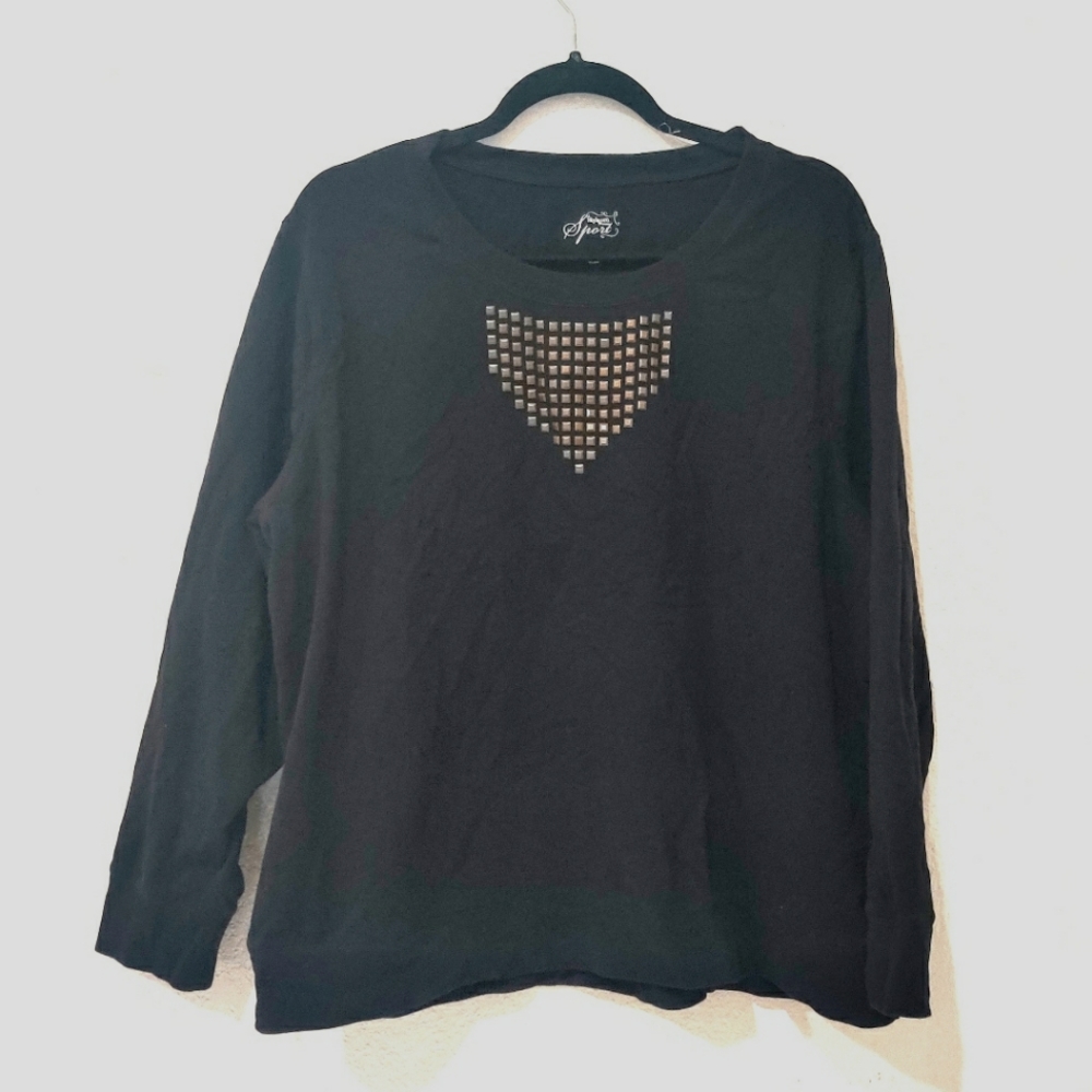 Style & Co. 2X Sport sweatshirt with design